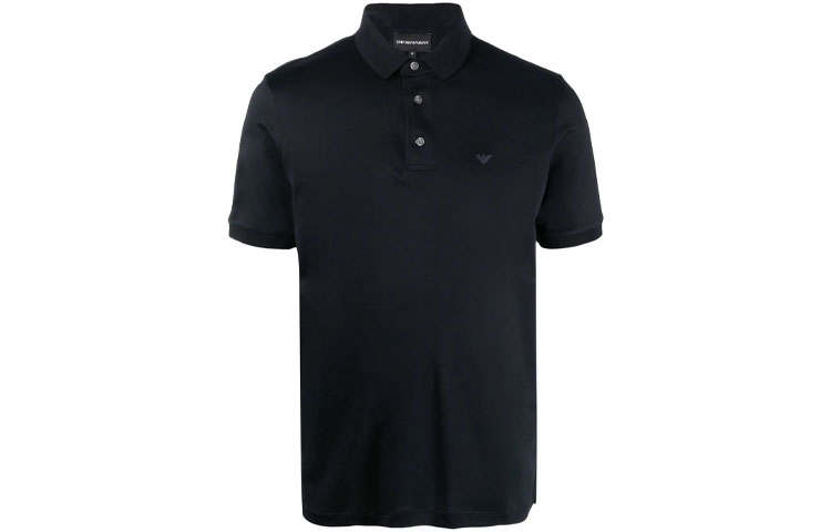 EMPORIO ARMANI SS22 Polo Shirt Men's Blue