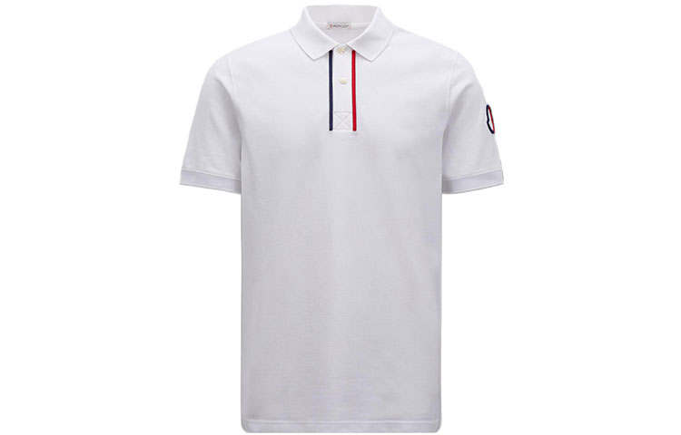 Moncler Logo Detailed Short Sleeved Polo Shirt