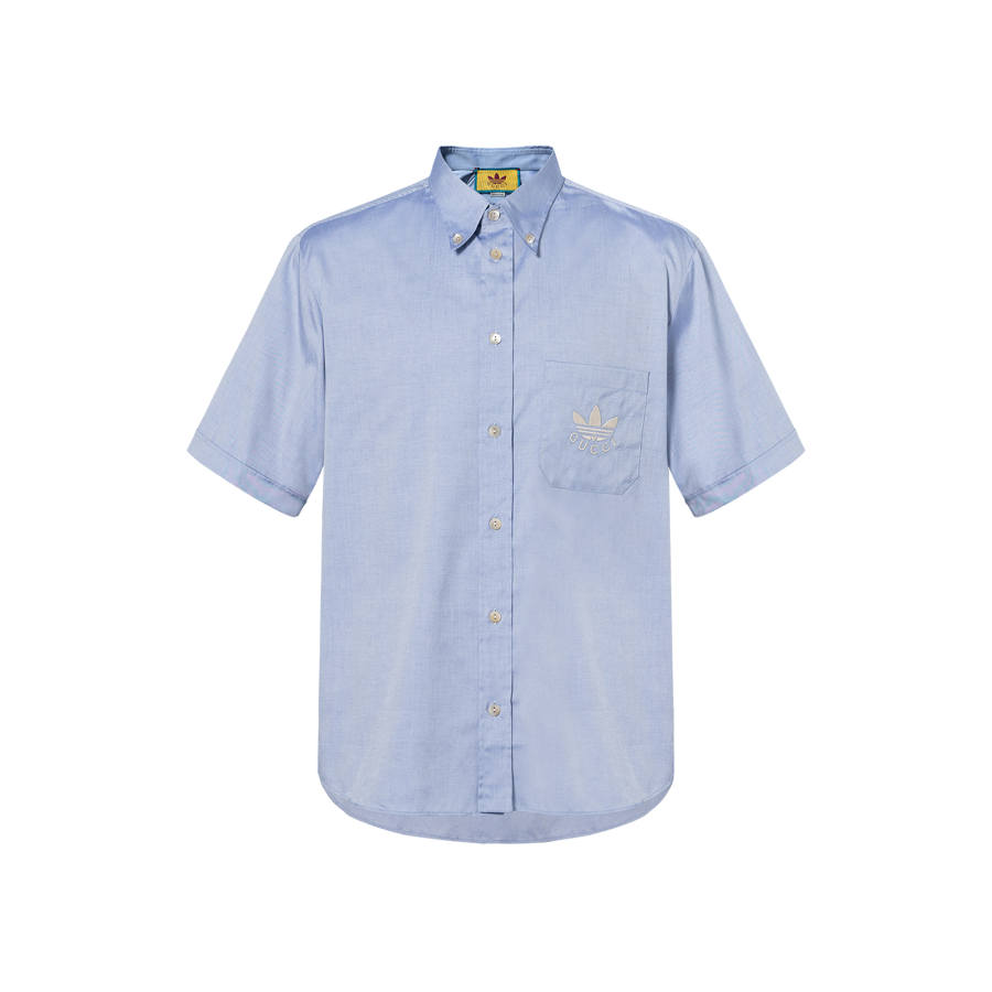 GUCCI X Adidas Oxford Cotton Shirt
