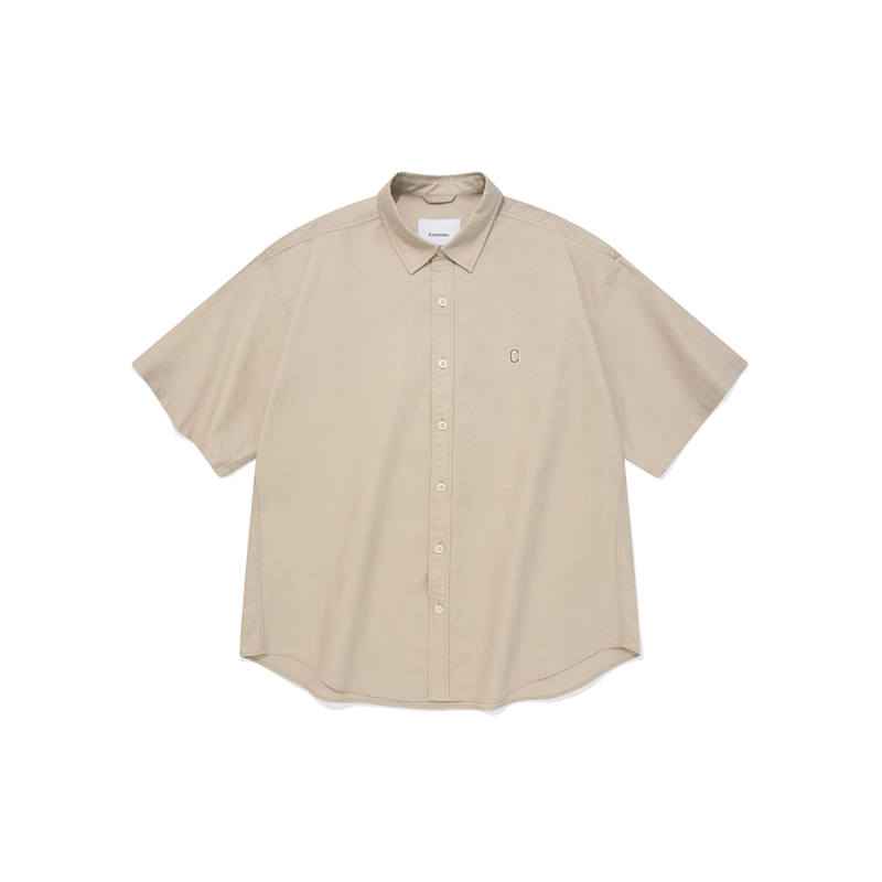 COVERNAT Shirts Unisex Ecru Lapel Moderate Other