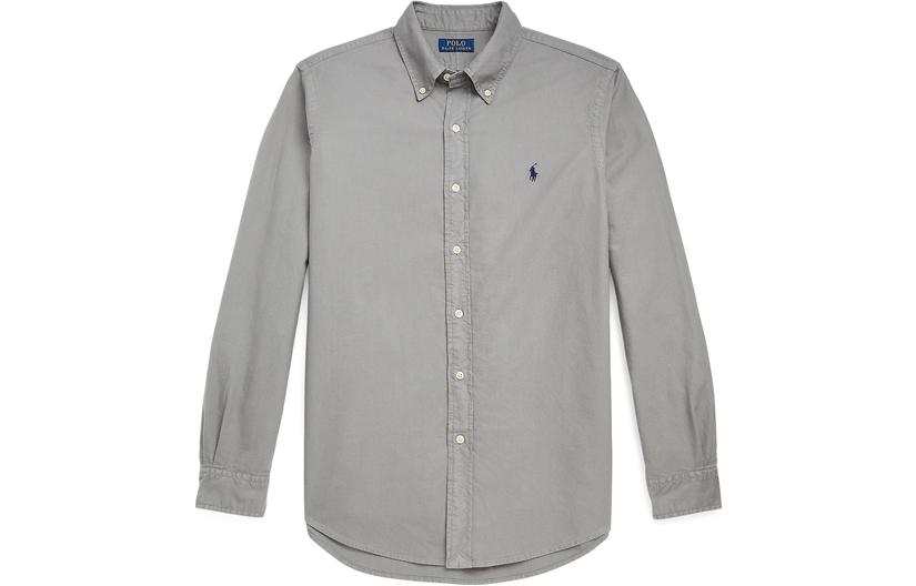 Polo Ralph Lauren FW22 Shirt Classic Version Men's Gray