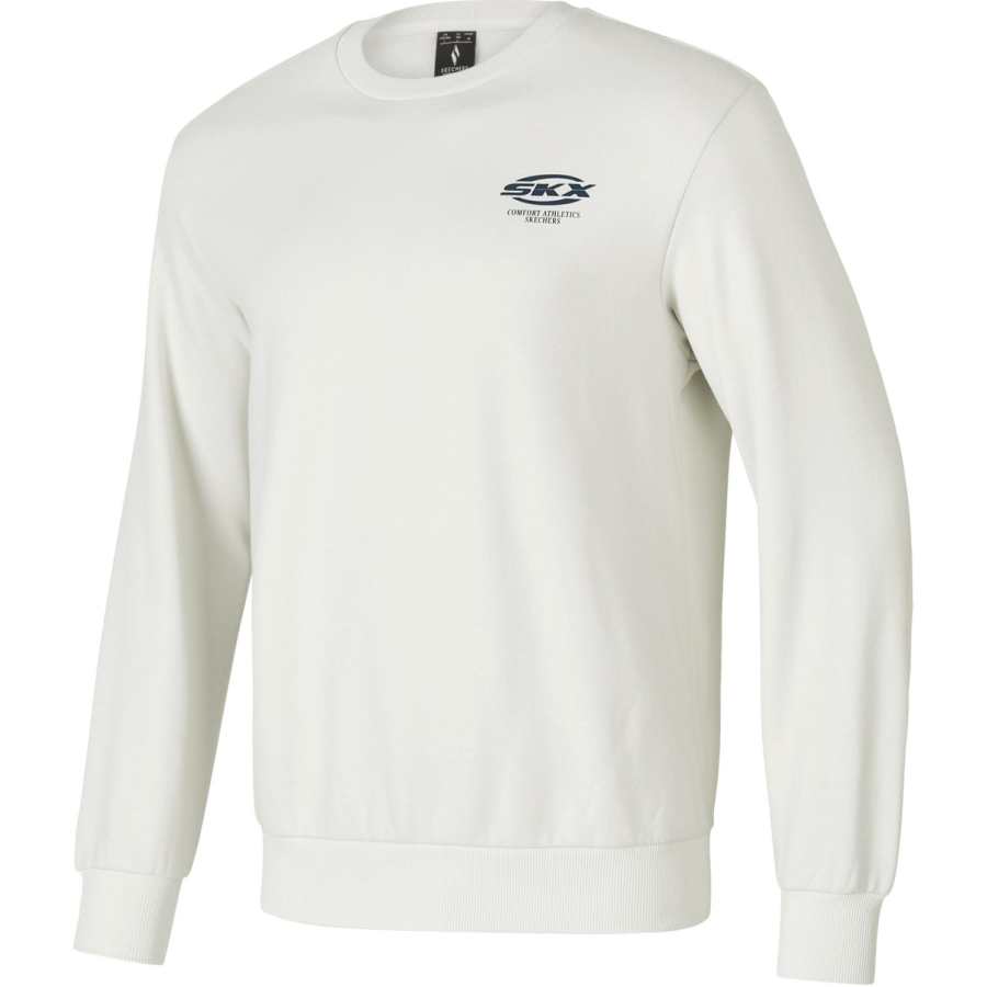 Skechers Sweatshirt Unisex White