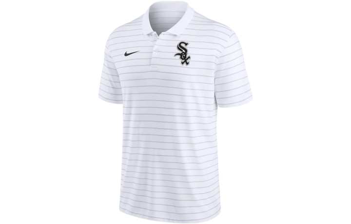 Nike Nike Polo Shirts Men's White Polo Collar Moderate Straight Fit
