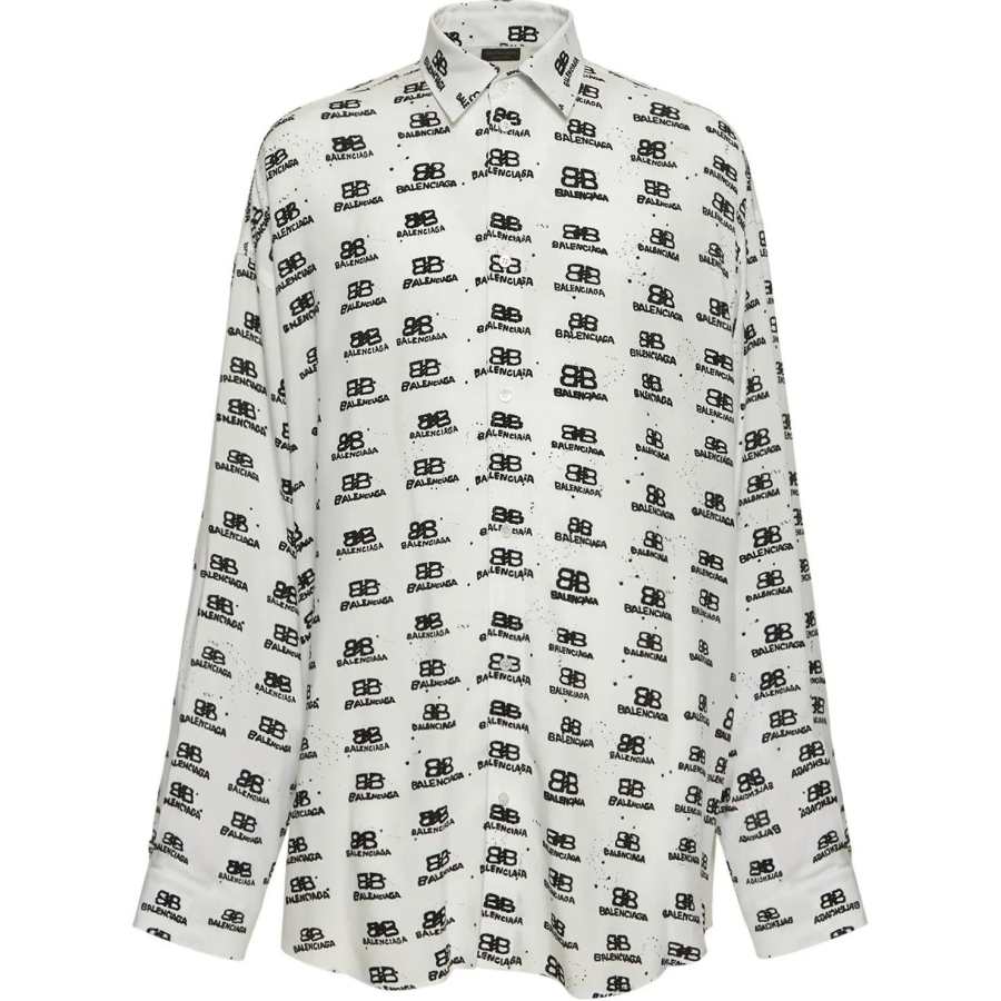 Balenciaga SS23 Shirt Loose Fit Men's White