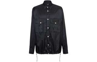 BALMAIN Monogram Pattern Buttoned Shirt