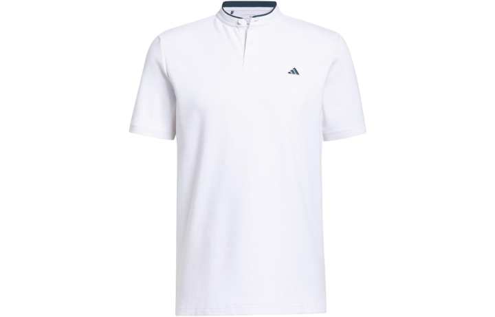 Adidas Adidas Polo Shirts Men's White Polo Collar Moderate Straight Fit