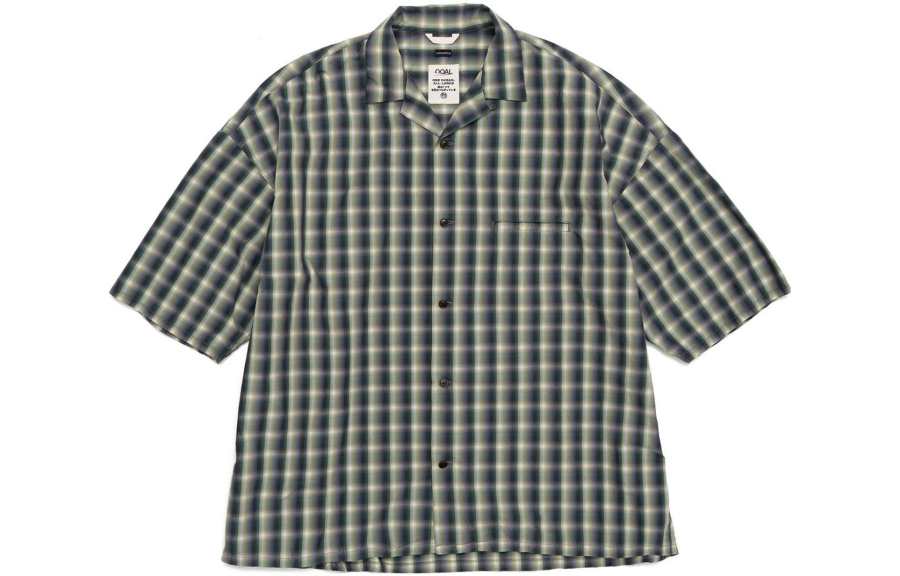 Nanamica Shirts Men's Multicolor Lapel Moderate Shirt