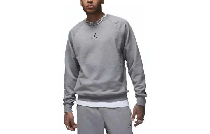 Jordan Jordan Sweatshirts Men's Gray Crew Neck Moderate Regular