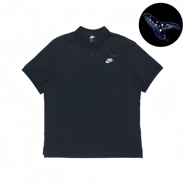 Nike Nike Polo Shirts Unisex Black Polo Collar Moderate