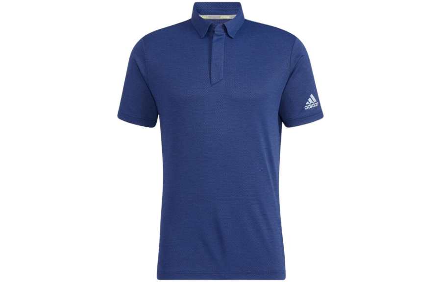 Adidas Adidas Polo Shirts Men's Dark Blue Polo Collar Moderate Straight Fit