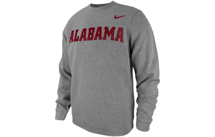 Nike Nike Sweatshirts Men's Gray Crew Neck Moderate Regular
