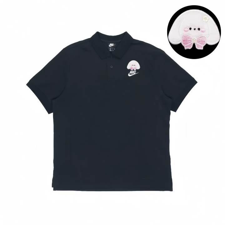 Nike Nike Polo Shirts Unisex Black Polo Collar Moderate