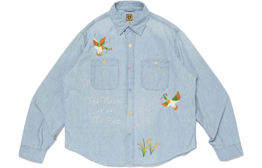 HUMAN MADE HUMAN MADE Embroidered Chambray Shirt