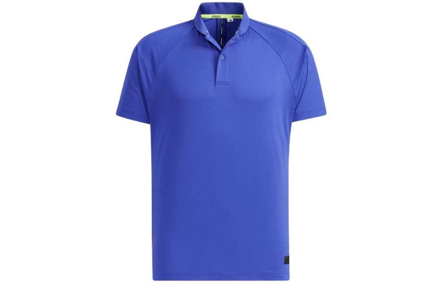 Adidas Adidas Polo Shirts Men's Blue Polo Collar Moderate Straight Fit