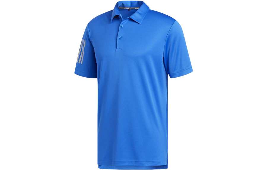 Adidas Adidas Polo Shirts Men's Blue Polo Collar Moderate Straight Fit