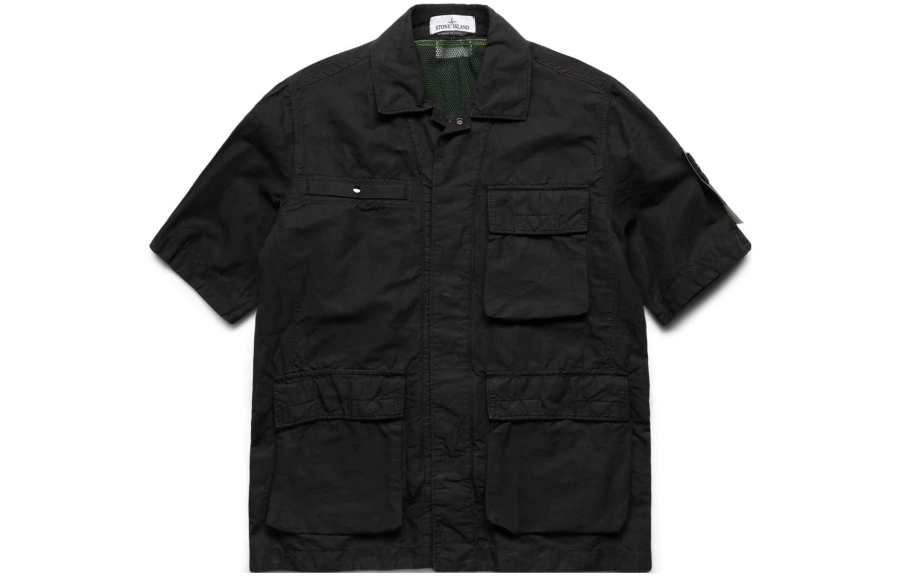 STONE ISLAND SS22 Shirt Men's Black