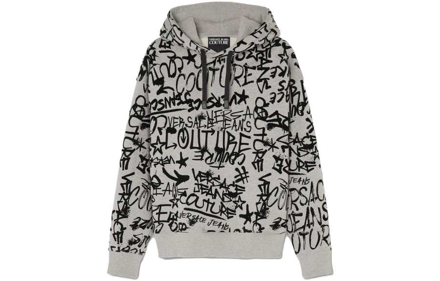 VERSACE JEANS COUTURE Sweatshirt Men's Gray