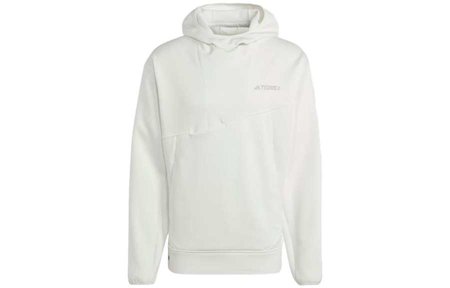 Adidas Adidas Sweatshirts Men's White Hooded Moderate Regular