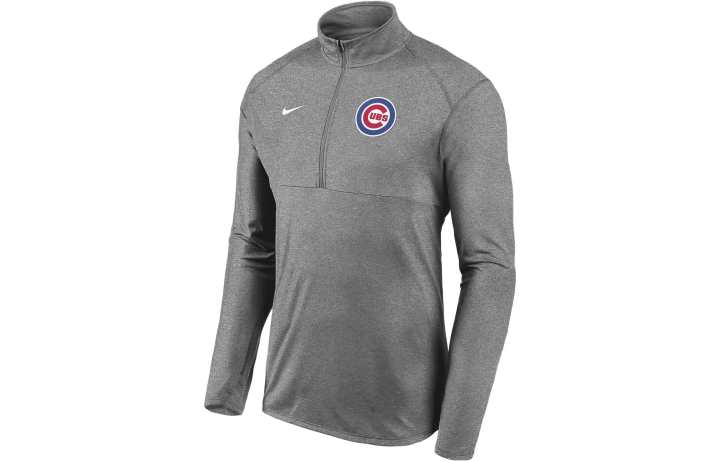 Nike Nike Sweatshirts Men's Gray Stand Collar Moderate Regular