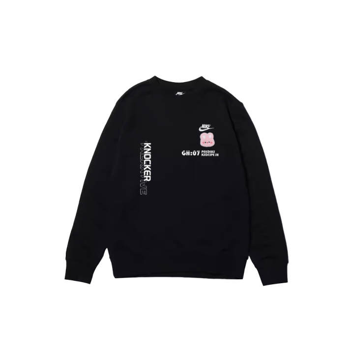 Nike Nike Sweatshirts Unisex Black Crew Neck Moderate Regular