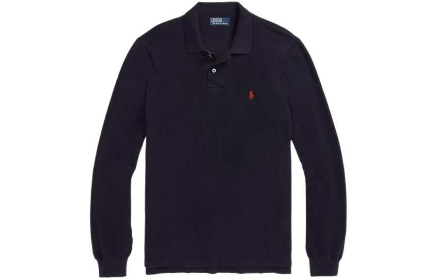 Polo Ralph Lauren FW22 Polo Shirt Slim Fit Men's Marine Blue