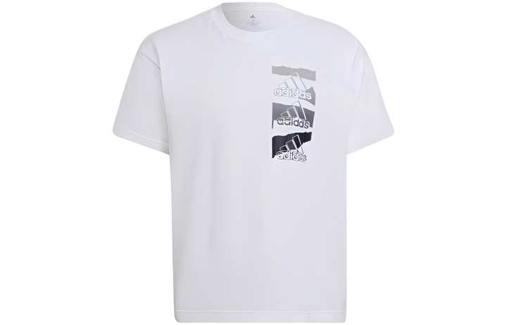 Adidas Adidas T Shirts Unisex White Crew Neck Moderate Straight Fit