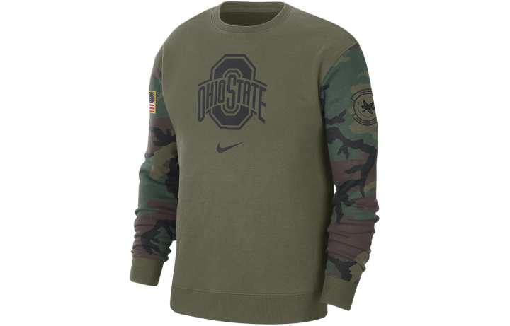 Nike Nike Ohio State Club Fleece Sweatshirt Men's Medium Olive