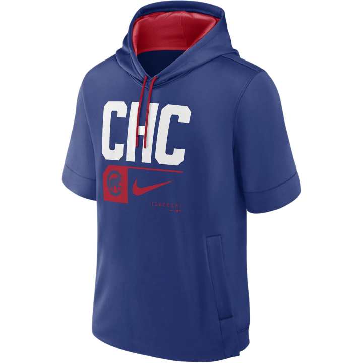 Nike Nike x MLB Collaboration Chicago Cubs Tri Code Lockup Sweatshirt Men's Royal Blue