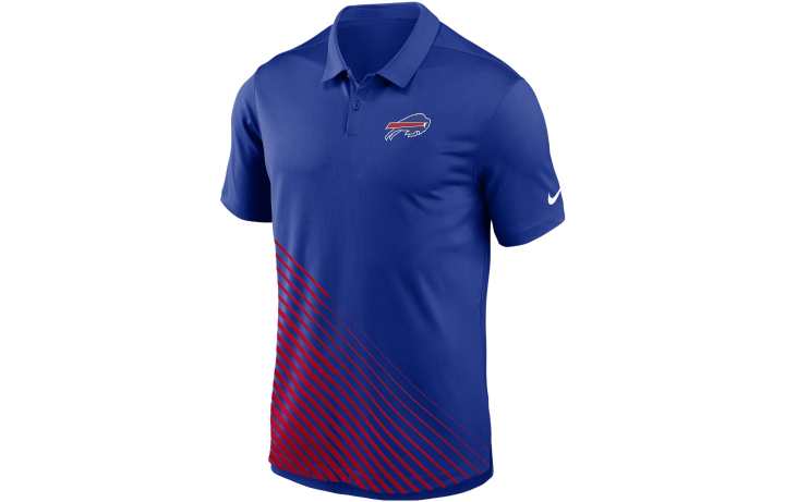 Nike Nike Polo Shirts Men's Blue Polo Collar Moderate Straight Fit