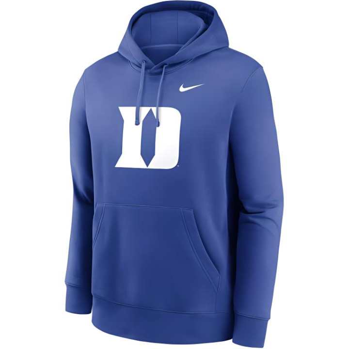 Nike Nike Duke Blue Devils Primetime Evergreen Club Primary Logo Men's Nike College Pullover Hoodie