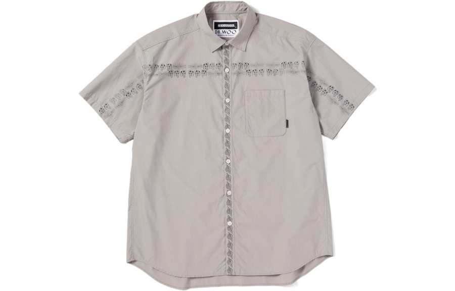 Neighborhood x Dr. Woo patch-pocket shirt