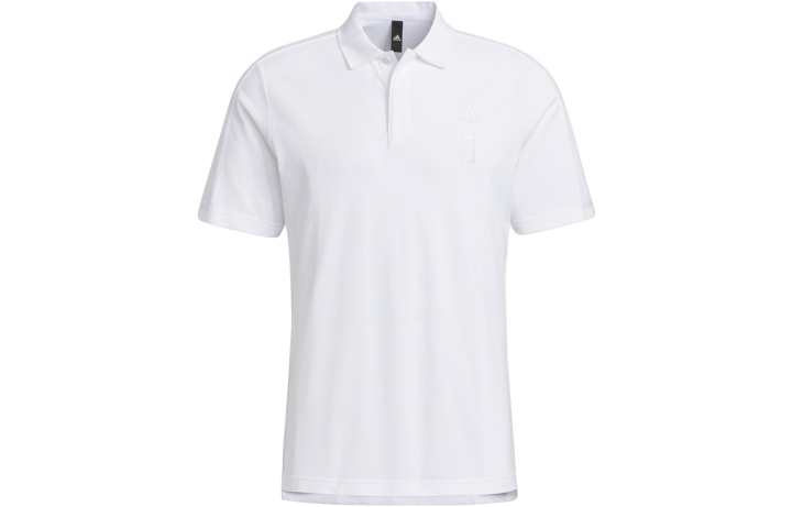 Adidas Adidas Polo Shirts Men's White Polo Collar Moderate Straight Fit