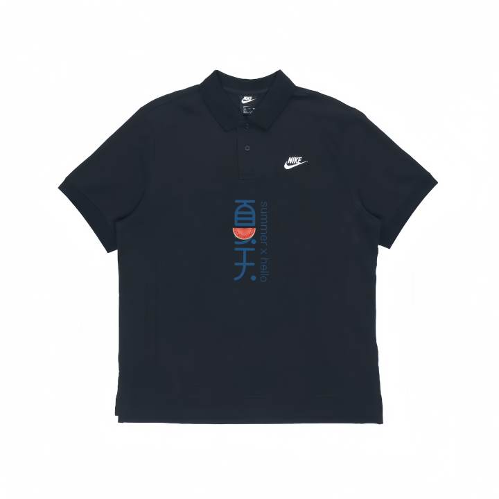 Nike Nike Polo Shirts Unisex Black Polo Collar Moderate