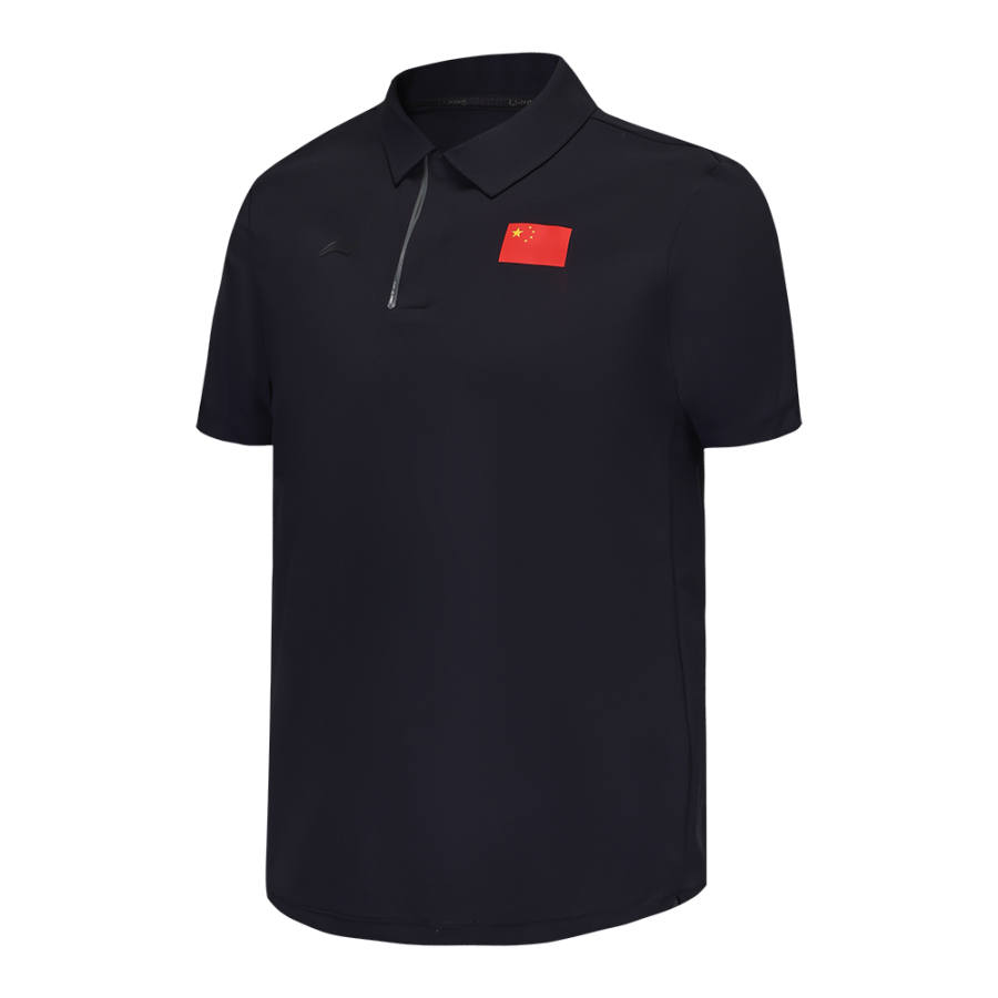 Li-Ning Li Ning Glory Series Polo Shirt Unisex Deep Blue