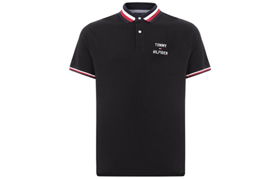 Tommy Hilfiger Polo Shirt Men's Black