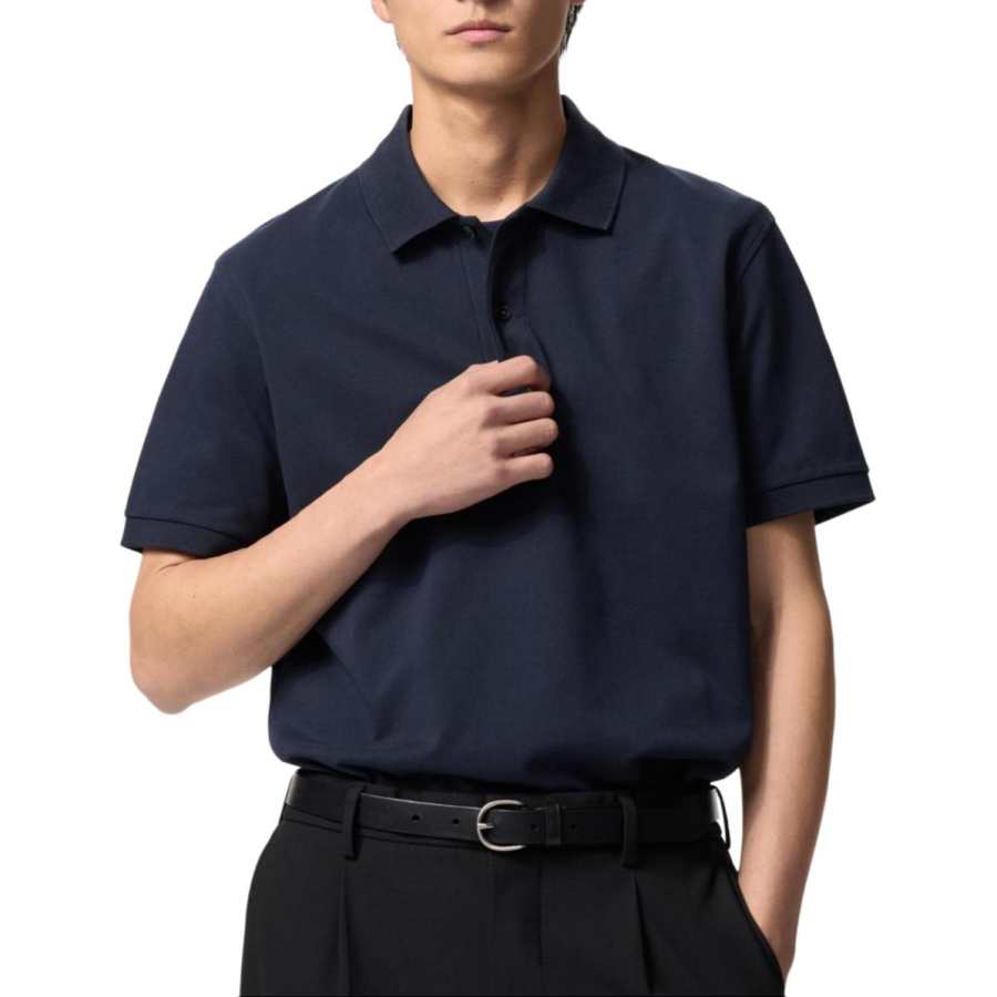 UNIQLO Polo Shirt Men's Navy Blue