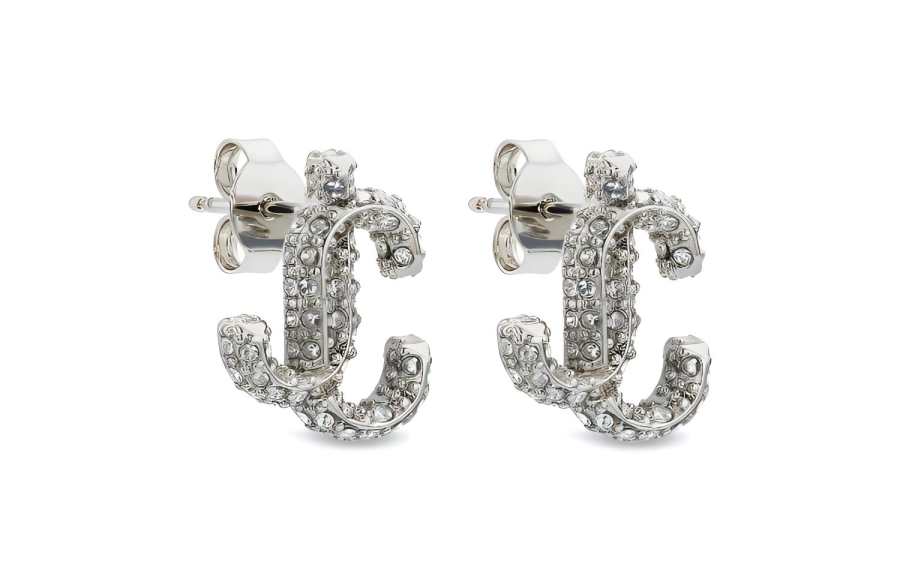 Jimmy Choo 【New Season】JC crystal-embellished stud earrings