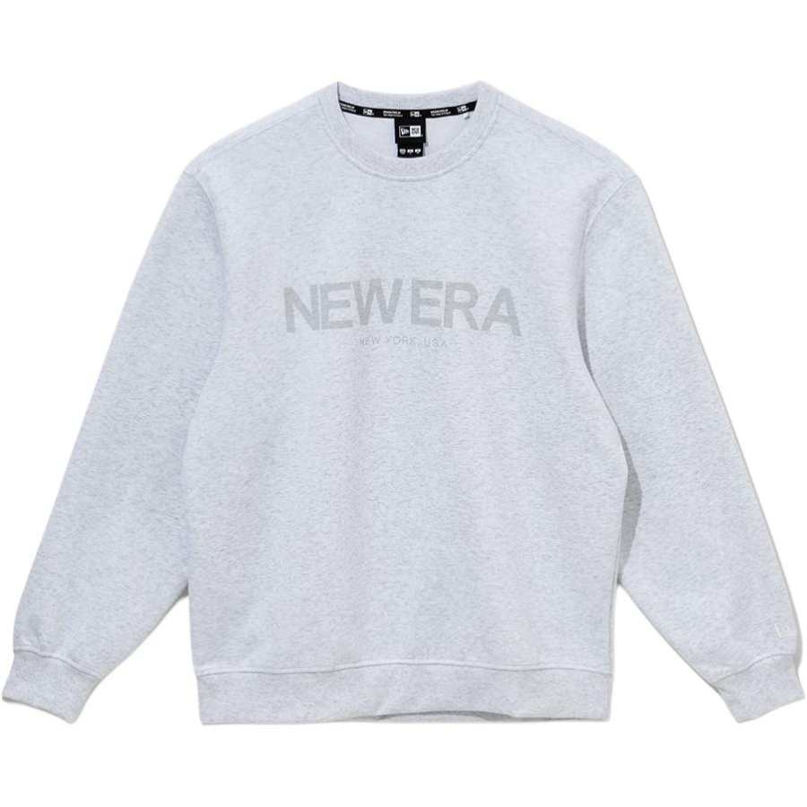 New Era Sweatshirt Unisex Heather Gray