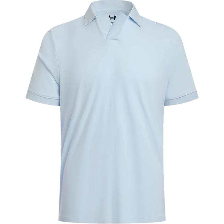 Under Armour SS25 Premier Johnny Polo Shirt Men's Blue