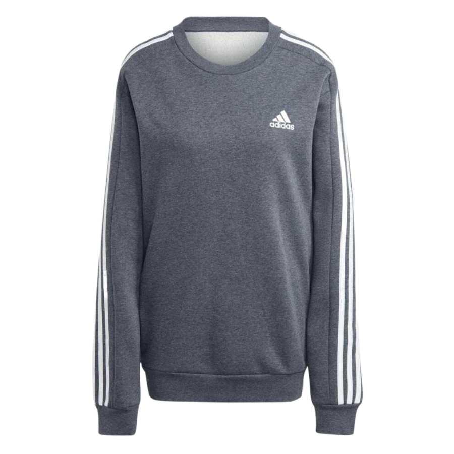 Adidas Adidas Sweatshirts Men's Gray Crew Neck Thickened Other