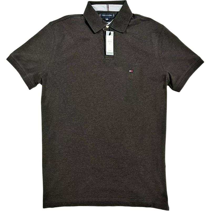 Tommy Hilfiger Polo Shirt Men's Dark Umber