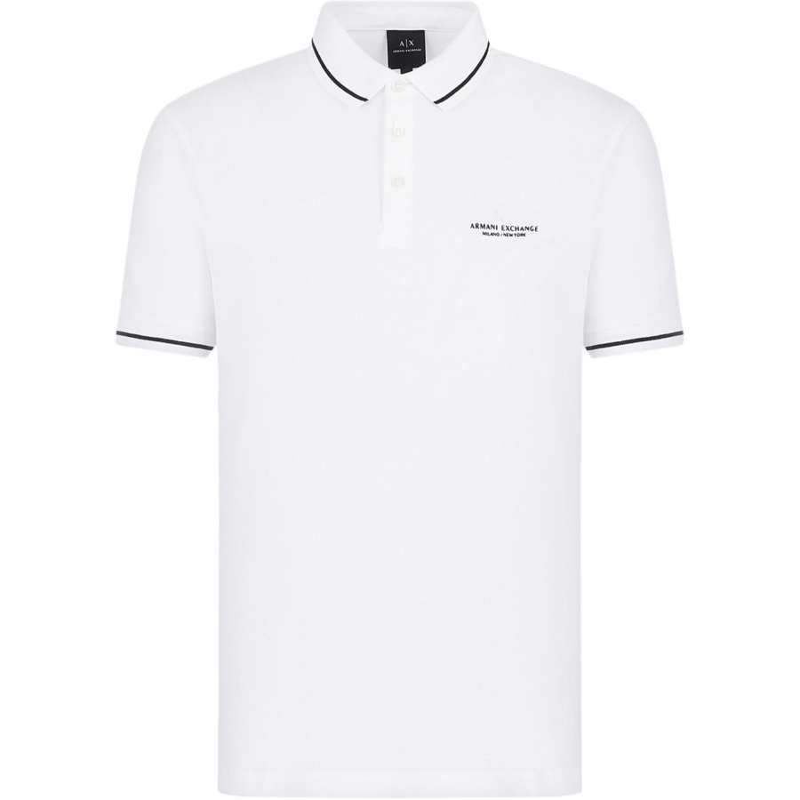 ARMANI EXCHANGE ARMANI EXCHANGEAE SS23 Polo Shirt Men's White