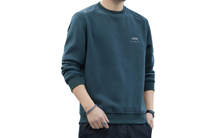 JEEP SPIRIT Sweatshirts Men's Crew Neck Moderate Regular