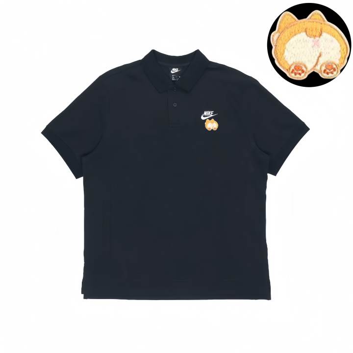 Nike Nike Polo Shirts Unisex Black Polo Collar Moderate