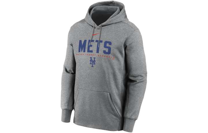 Nike Nike x MLB Collaboration New York Mets Sweatshirt Men's Charcoal Heather Flower