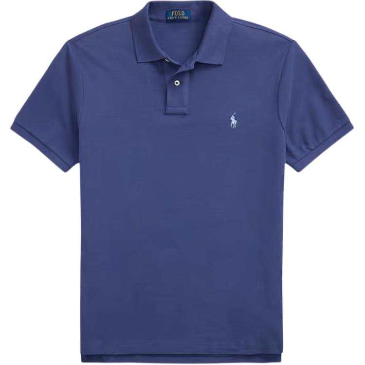 Polo Ralph Lauren Logo Embroidered Straight Hem Polo Shirt