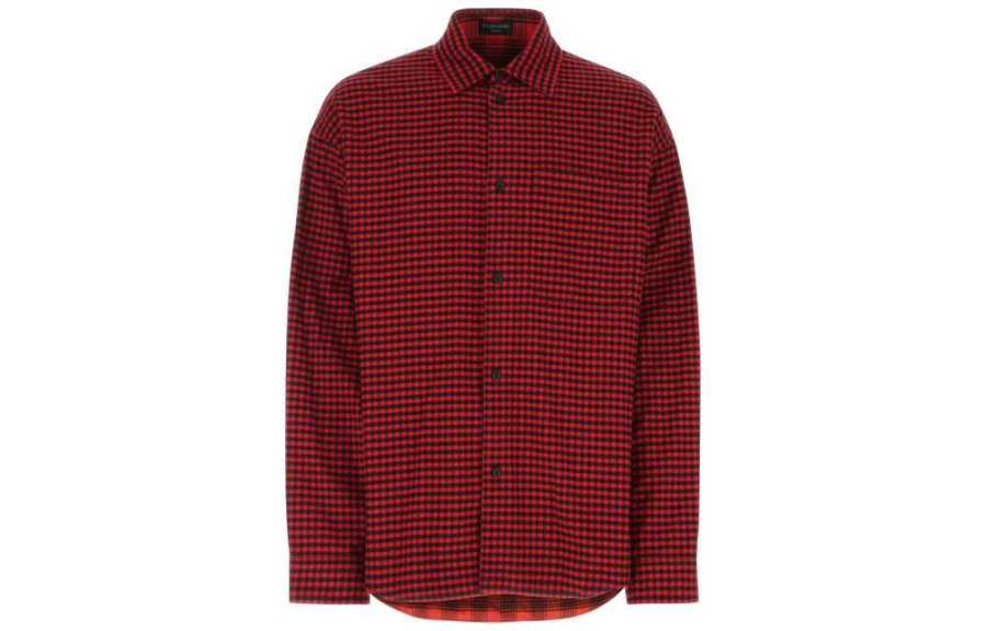 Balenciaga 【Best of: PromotionsPrevious Season】check-pattern long-sleeve shirt
