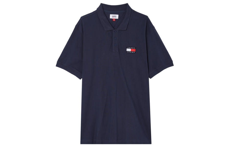 Tommy Hilfiger Logo flag Cotton blend Polo Shirt