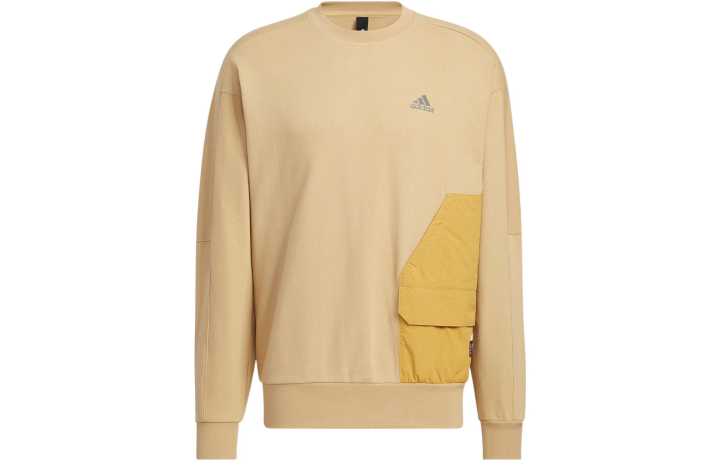 Adidas Adidas Sweatshirts Men's Khaki Crew Neck Moderate Other
