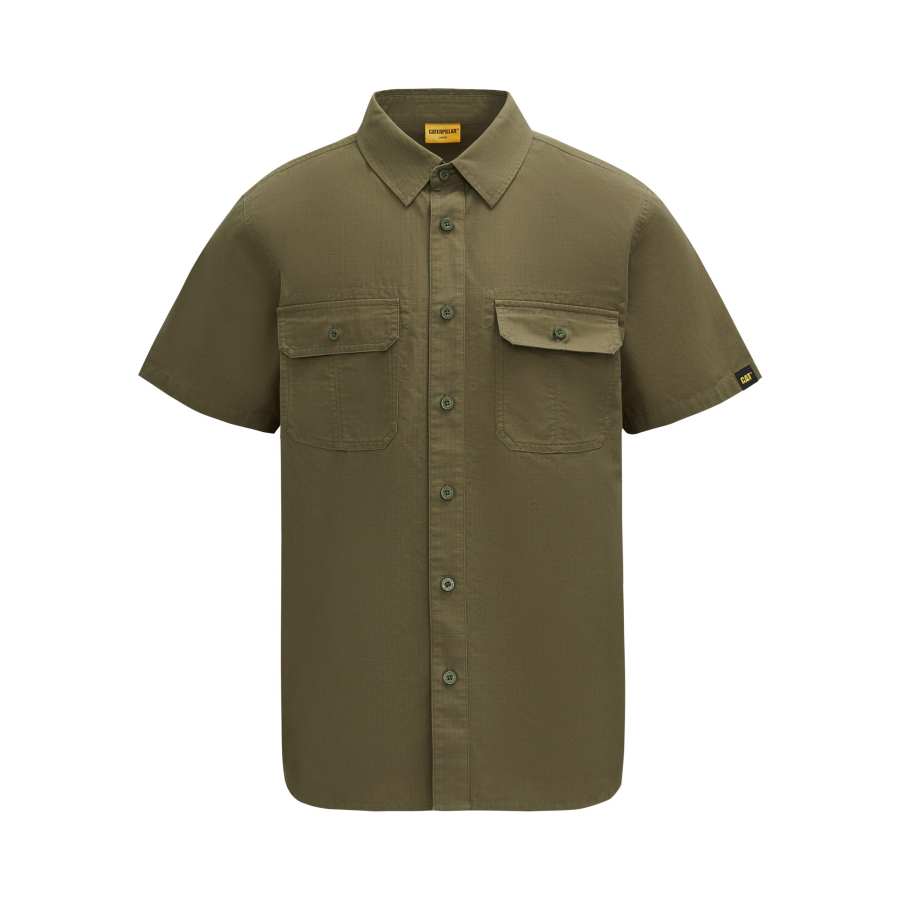 CAT CAT Shirts Men's Pointed Collar Moderate Workwear